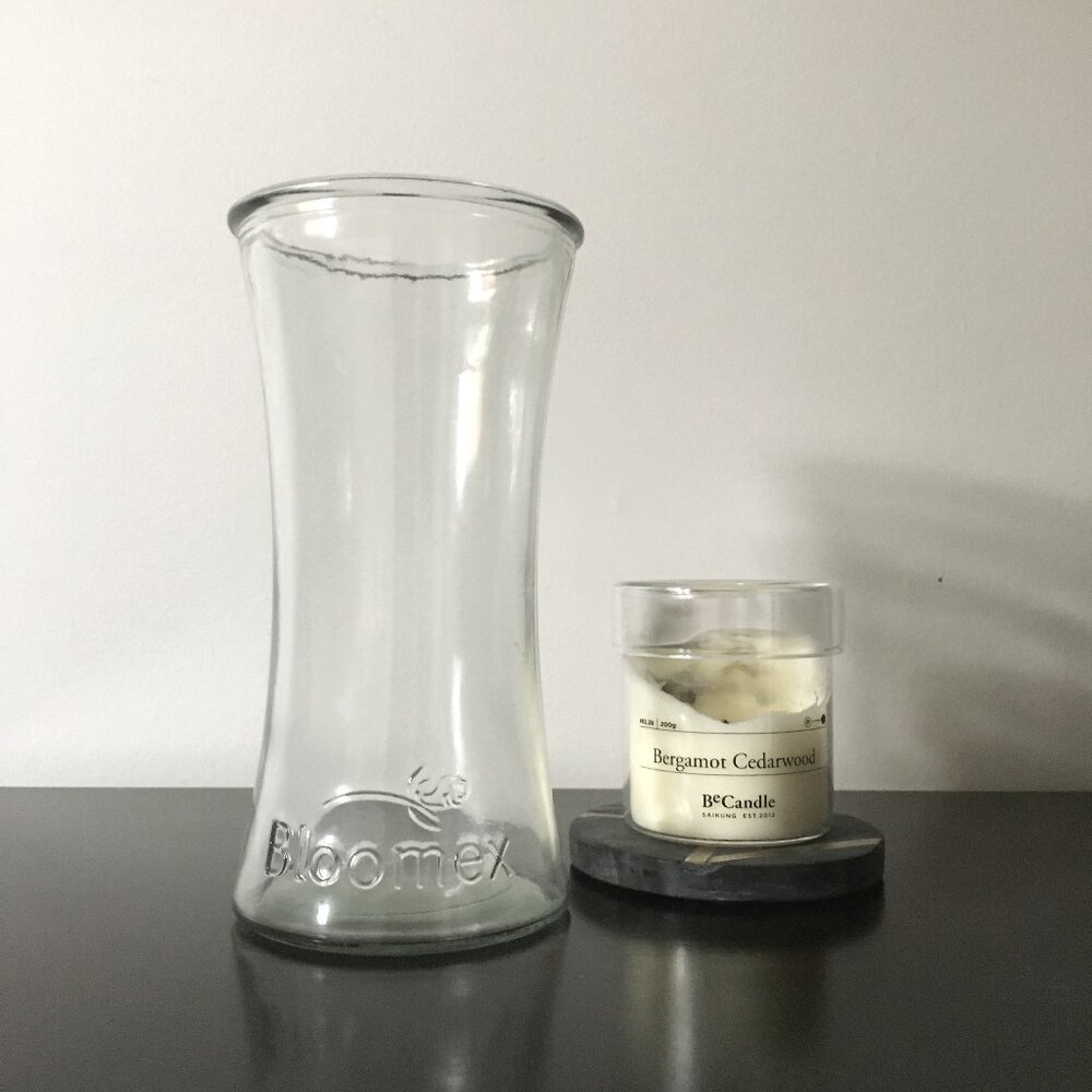 Small Glass Bloomex Bulb Flower Vase